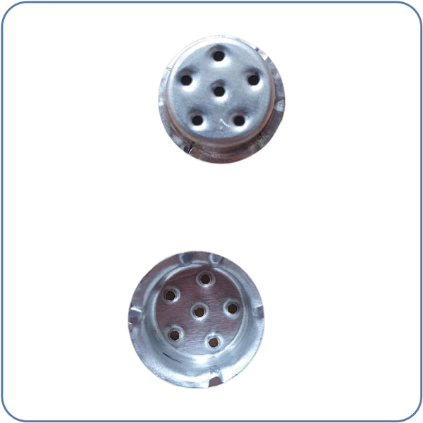 Filtre en aluminium troué (pour pipe)